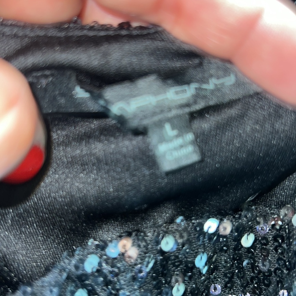 Slink & Wink Sequin Jumpsuit Size Large - image 4